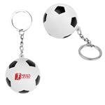 KH20115 Soccer Ball Stress Reliever Keychain With Custom Imprint